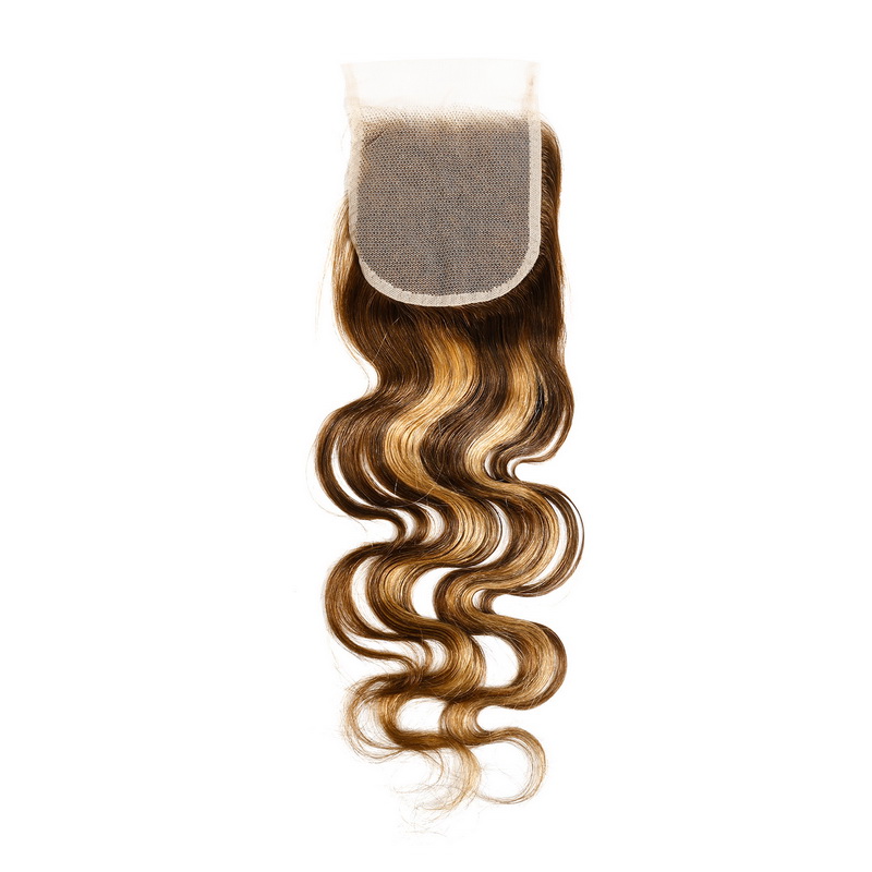 Stema Highlight 4/27 Body Wave 4x4 Transparent Lace Closure Virgin Hair